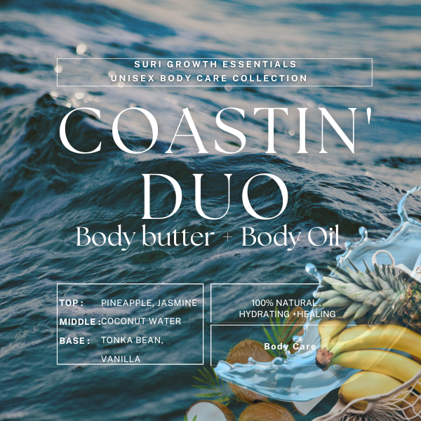 Coastin’ Body Care Set (Body Oil + Body Butter)